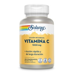 VITAMINA C 1000 mg 100 COMP SOLARAY ACCIÓN RETARDADA