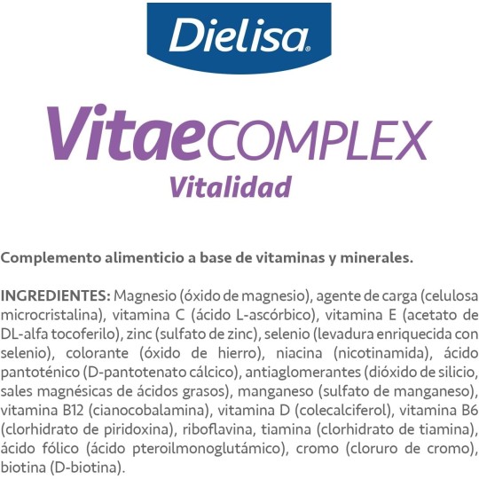 VITAE COMPLEX VITALIDAD DIELISA 48 COMPRIMIDOS
