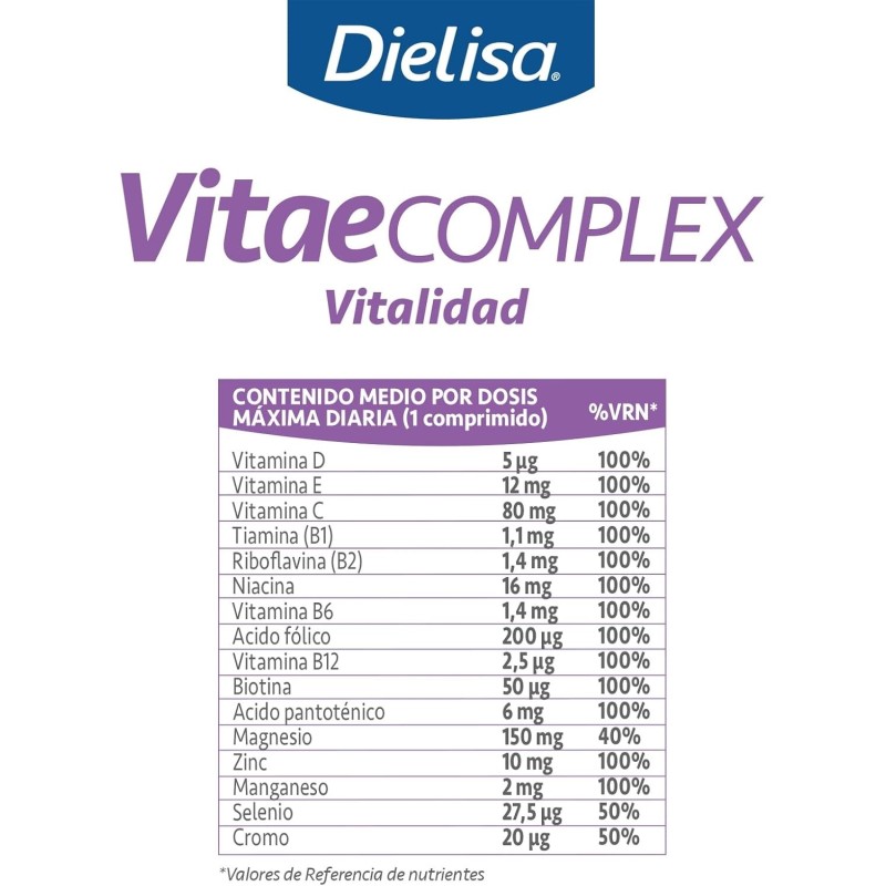 VITAE COMPLEX VITALIDAD DIELISA 48 COMPRIMIDOS