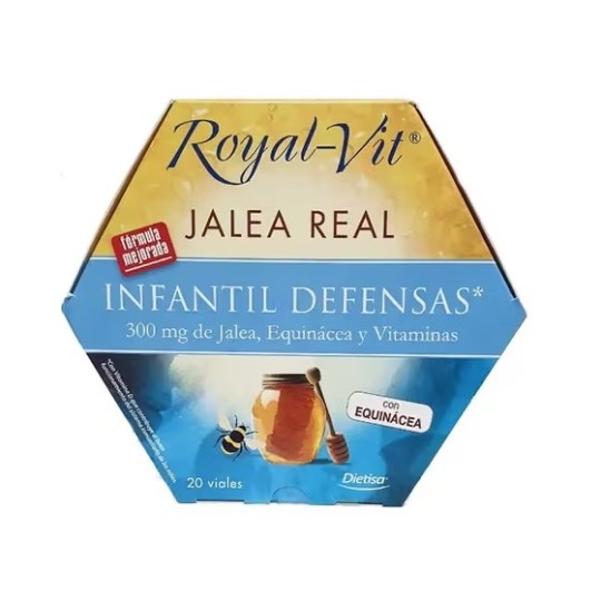 ROYAL-VIT JALEA REAL INFANTIL DEFENSAS CON EQUINACEA DIELISA 20 VIALES