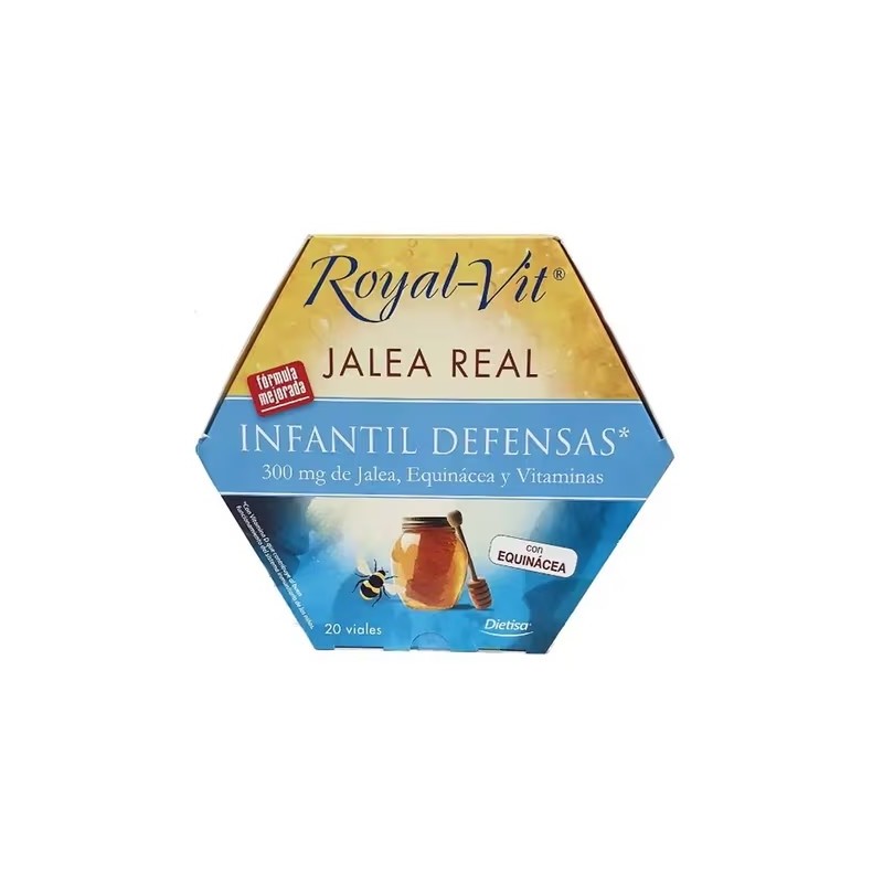 ROYAL-VIT JALEA REAL INFANTIL DEFENSAS CON EQUINACEA DIELISA 20 VIALES