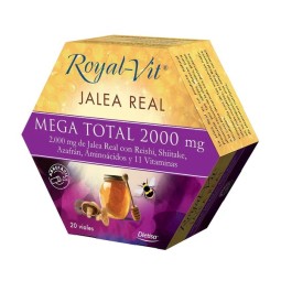 ROYAL-VIT JALEA REAL MEGA TOTAL 2000 mg DIELISA 20 VIALES