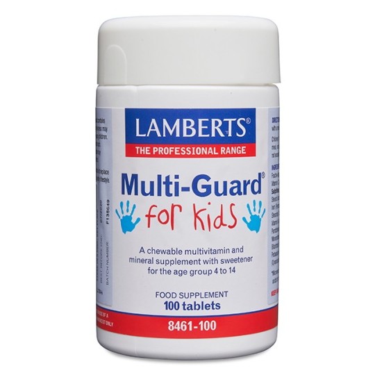 MULTI-GUARD for KIDS Multivitamin & Mineral LAMBERTS 100 Tablets
