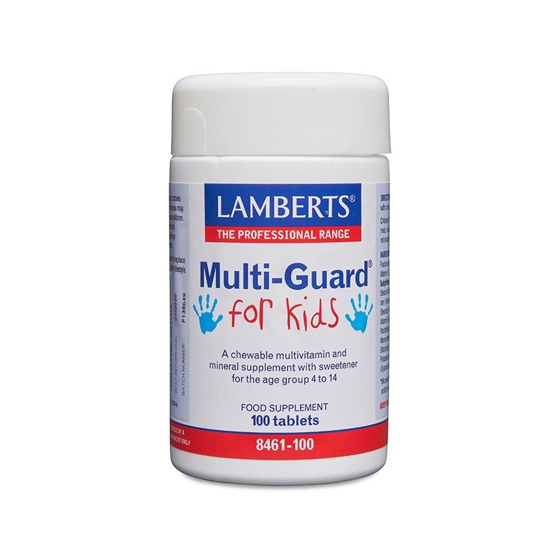 MULTI-GUARD for KIDS Multivitamin & Mineral LAMBERTS 100 Tablets