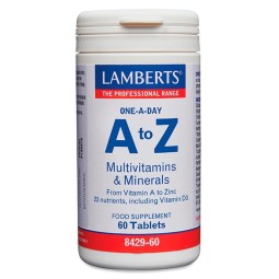A to Z Multivitamins & Minerals LAMBERTS 60 TABLETS