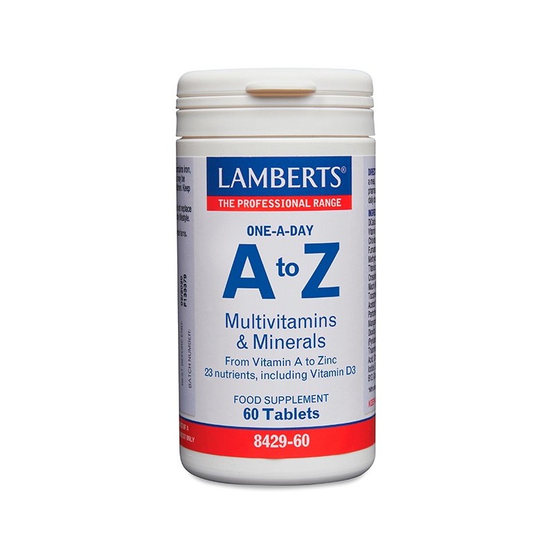 A to Z Multivitamins & Minerals LAMBERTS 60 TABLETS
