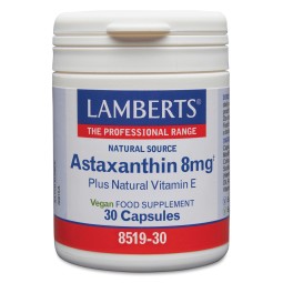 ASTAXANTHIN 8 mg LAMBERTS 60 CAPSULES