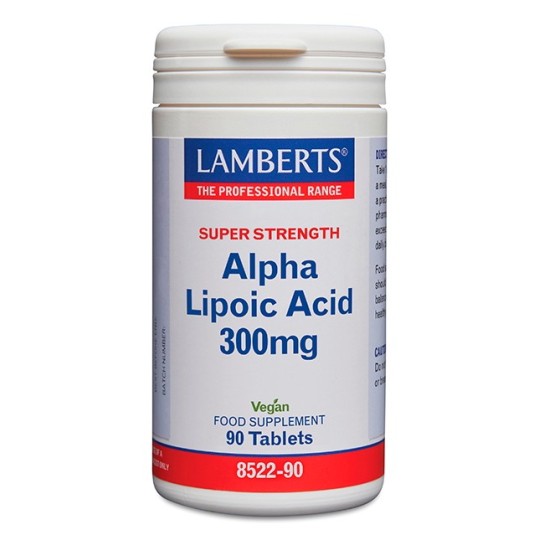 ALPHA LIPOIC ACID 300 MG LAMBERTS 90 TABLETS