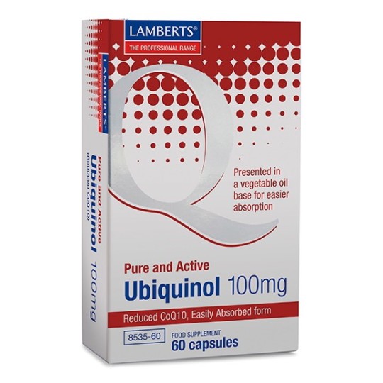 UBIQUINOL 100 MG LAMBERTS 60 CAPSULES