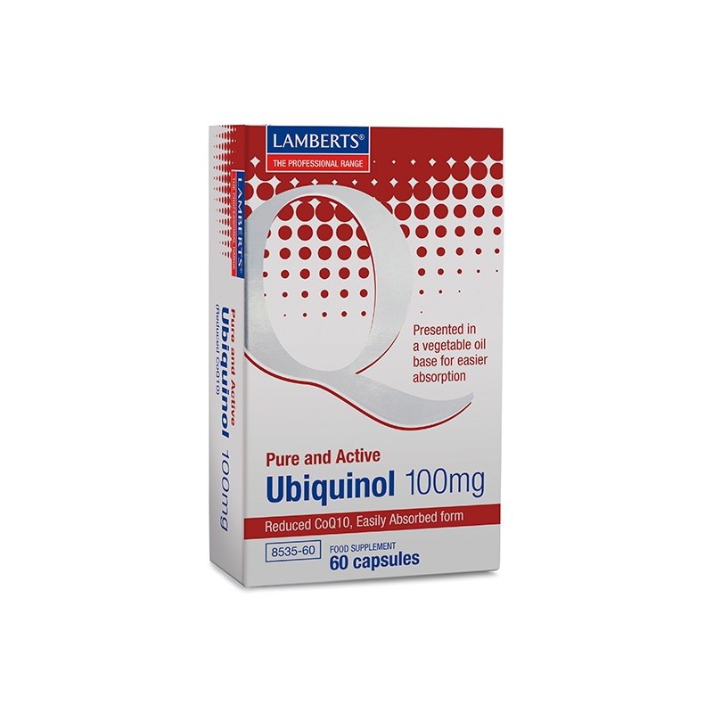 UBIQUINOL 100 MG LAMBERTS 60 CAPSULES