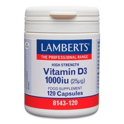 VITAMINA D3 1000 IU LAMBERTS 120 CAPSULES