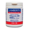 VITAMINA D3 4000 UI LAMBERTS 120 CAPSULES