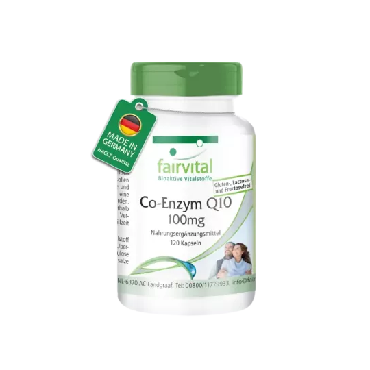 Co-Enzima Q10 100mg FAIRVITAL 120 Cápsulas