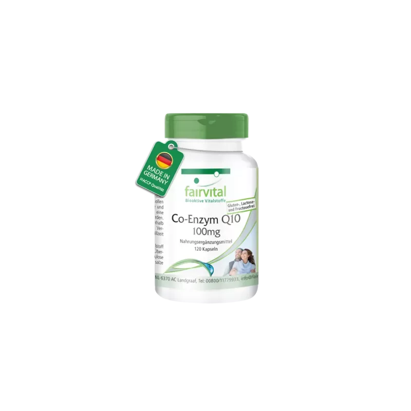 Co-Enzima Q10 100mg FAIRVITAL 120 Cápsulas