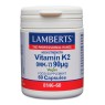 VITAMIN K2 ( MK-7 ) 90 ug VEGAN LAM,BERTS 60 CAPSULES
