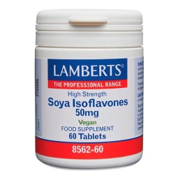 ISOFLAVONAS DE SOJA 50 MG LAMBERTS 60 TABLETS