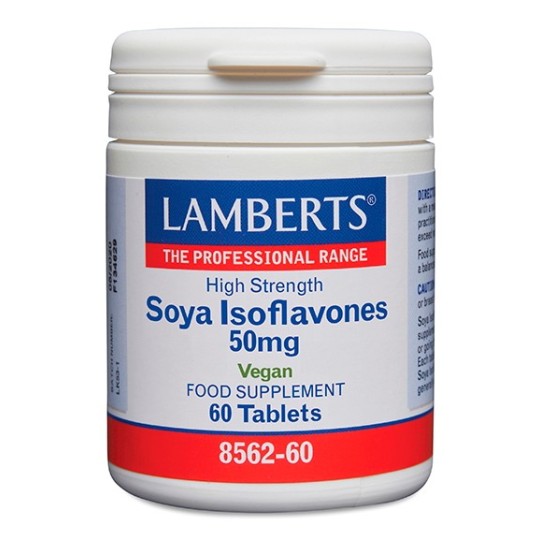 ISOFLAVONAS DE SOJA 50 MG LAMBERTS 60 TABLETS
