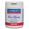 ZINC 25 MG ( CITRATO DE ZINC ) LAMBERTS 120 TABLETS