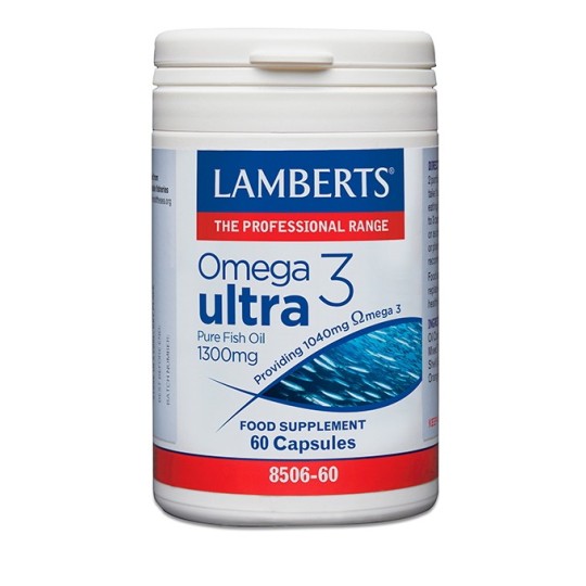 OMEGA 3 ULTRA ACEITE PESCADO 1300 MG LAMBERTS 60 CAPSULAS