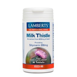 MILK THISTLE ( CARDO MARIANO ) SILYMARIN 200 MG  LAMBERTS 90 TABLETS