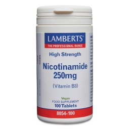 NICOTINAMIDE ( VITAMIN B3 ) 250 MG LAMBERTS 100 TABLETS