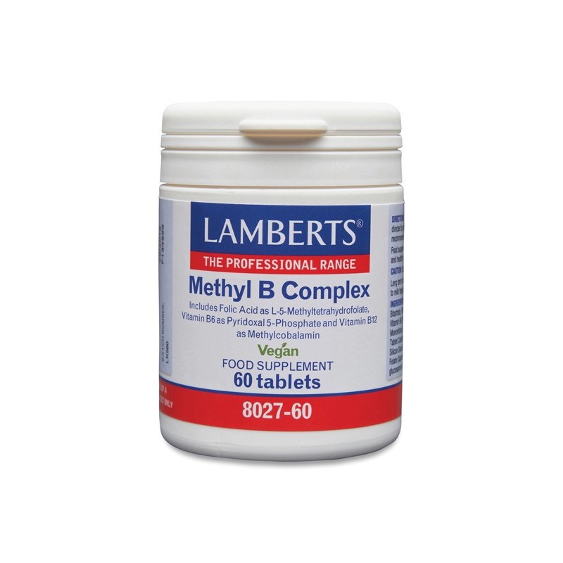 METHYL B COMPLEX LAMBERTS 60 TABLETS VEGAN