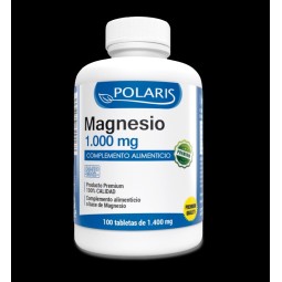 MAGNESIO 1.000 mg POLARIS 100 TABLETAS