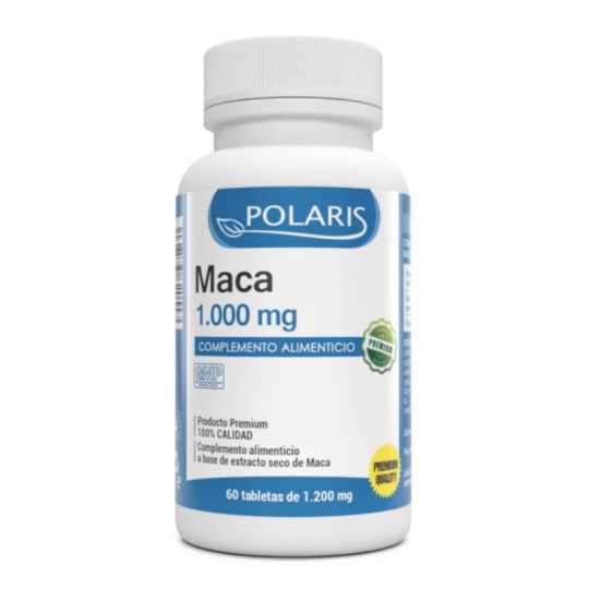 MACA 1000 mg POLARIS 60 COMPRIMIDOS