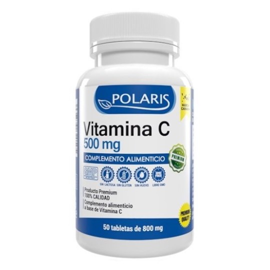 VITAMINA C 500 MG POLARIS 50 COMPRIMIDOS