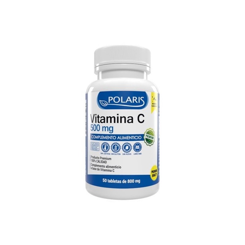 VITAMINA C 500 MG POLARIS 50 COMPRIMIDOS