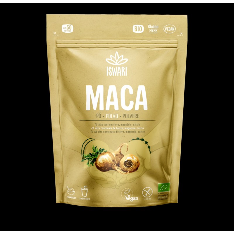 MACA POLVO ISWARI BIO VEGAN 250 G