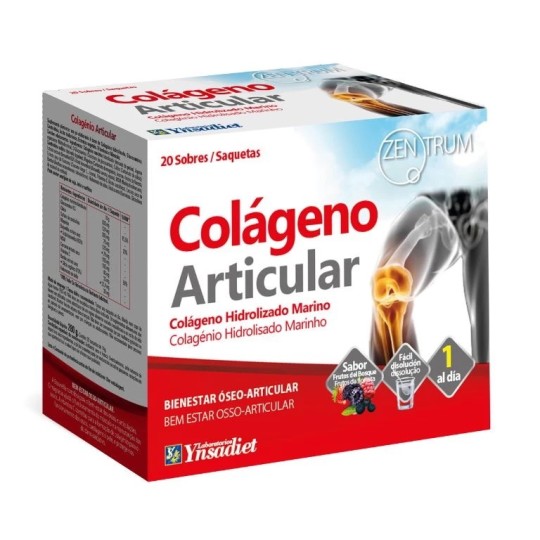 COLÁGENO ARTICULAR MARINO ZENTRUM YNSADIET 20 SOBRES