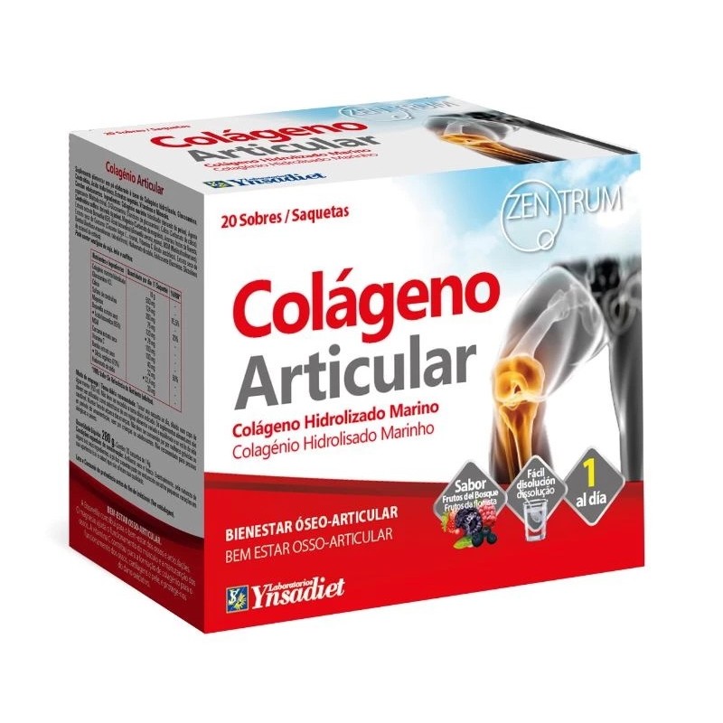 COLÁGENO ARTICULAR MARINO ZENTRUM YNSADIET 20 SOBRES