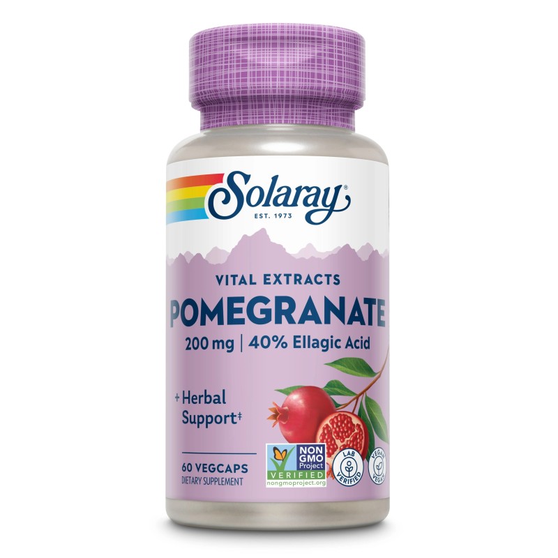 POMEGRANATE (GRANADA) EXTRACTO 200 MG SOLARAY 60 VEGCAPS