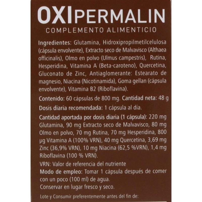 OXI PERMALIN PLANTAPOL 60 CÁPSULAS