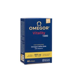 OMEGOR VITALITY 1000 OMEGA-3 60 CÁPSULAS U.G.A. NEUTRAACEUTICALS