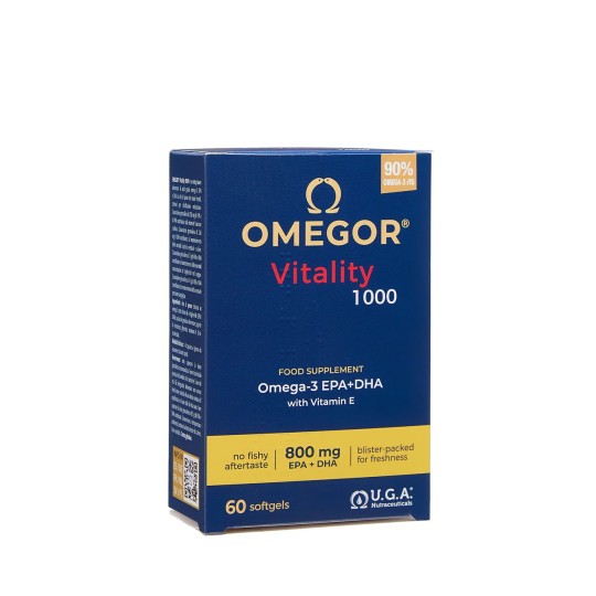 OMEGOR VITALITY 1000 OMEGA-3 60 CÁPSULAS U.G.A. NEUTRAACEUTICALS